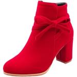 Bottes de neige & bottes hiver  rouges à perles à lacets Pointure 41 look casual pour femme 