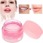Masques lèvres beiges nude à la fraise pour les lèvres anti âge pour peaux sèches 