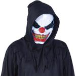 Masques multicolores de clown horreur Tailles uniques look fashion 