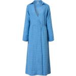 Robes Massimo Alba bleues en lin midi Taille XS pour femme 