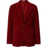 Vestes de costume Massimo Alba rouges en velours Taille L 