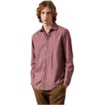 Chemises Massimo Alba violettes à carreaux à carreaux à col rond Taille XL look casual pour homme 