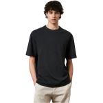 T-shirts Massimo Alba noirs en jersey bio éco-responsable Taille L look casual 