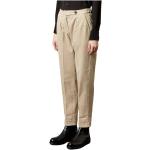 Pantalons Massimo Alba beiges tapered Taille XS pour femme 