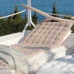 Matelas d'assisse outdoor Taupe 60x120 cm - Taupe