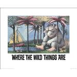 Maurice Sendak (Where The Wild Things are 40 x 50 cm Toile Imprimée