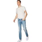 Mavi Yves Jean Skinny, Bleu (Mid Brushed Ultra Move 28700), W28/L30 (Taille Fabricant: 28/30) Homme