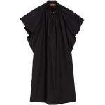 Mini robes Max Mara noires en popeline à volants minis à manches courtes Taille M pour femme 