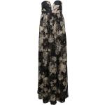 Robes en soie Max Mara noires à fleurs Taille M pour femme 