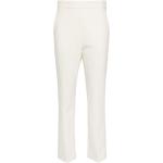 Pantalons taille haute Max Mara blancs Taille XL W42 pour femme 