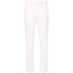 Pantalons droits Max Mara blanc crème Taille XL W42 pour femme 