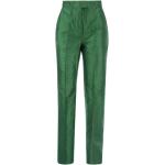 Pantalons de costume Max Mara verts Taille L pour femme 