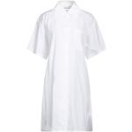 Robes courtes Max Mara blanches en coton courtes à manches courtes Taille XS classiques pour femme 