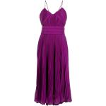 Robes de soirée Max Mara violettes mi-longues à col en V Taille XL pour femme 