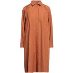 Robes Max Mara marron en coton à manches longues midi à manches longues Taille XXS classiques pour femme 