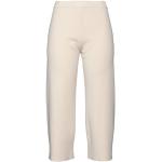 Pantalons taille basse Max Mara blanc d'ivoire en viscose Taille S pour femme en promo 