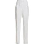 Pantalons de travail Max Mara blancs Taille L pour femme 