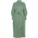 Manteaux Max Mara verts en toile à manches longues Taille XS pour femme 