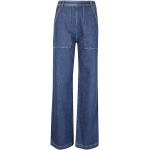 Jeans larges Max Mara bleus en denim Taille XL look casual pour femme 