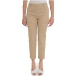 Pantalons Max Mara beiges en coton stretch Taille XL pour femme 