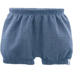 maximo - Kid's Mini-Shorts - Short - 128 - altindigo / weiß / streifen