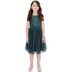 Robes de demoiselle d'honneur vert émeraude en polyester à paillettes Taille 3 ans look fashion pour fille de la boutique en ligne Amazon.fr 