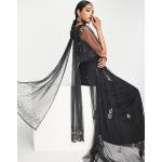 Foulards Maya noirs à sequins Tailles uniques pour femme en promo 