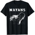 Mayans M.C. Logo Blanc avec Pluie T-Shirt