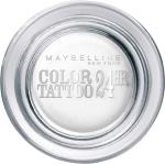 Ombres à paupière Maybelline EyeStudio blanc crème longue tenue sans gluten texture crème pour femme 