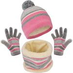 Bonnets en polaire roses en polaire à pompons Taille 7 ans look fashion pour fille de la boutique en ligne Amazon.fr 