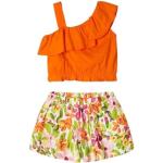 Bermudas Mayoral orange Taille 5 ans look fashion pour fille de la boutique en ligne Amazon.fr 