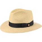 Mayser Chapeau Blue Menton Panama Chapeau Panama Paille de Panama (57 cm - Nature)