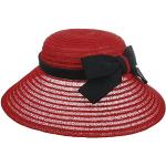 Chapeaux cloches Mayser rouges en chanvre 57 cm Tailles uniques look fashion pour femme 