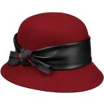 Chapeaux Fedora Mayser rouge foncé en feutre 58 cm Tailles uniques look fashion pour femme 