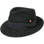 Chapeaux Fedora d'hiver Mayser noirs en feutre 55 cm classiques pour femme 