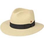 Mayser Chapeau Menton Paille Panama Chapeau de Soleil Chapeau Panama (63 cm - Nature)