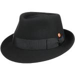 Chapeaux Fedora d'hiver Mayser noirs en feutre 54 cm Taille 3 XL classiques pour femme 