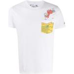 T-shirts à imprimés MC2 Saint Barth blancs à manches courtes pour homme 