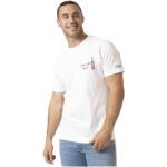 T-shirts MC2 Saint Barth blancs en coton à manches courtes à manches courtes à col rond Taille XL pour homme 