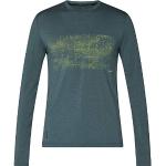 T-shirts McKinley verts en laine de mérinos à manches courtes à manches courtes Taille L look fashion pour homme 