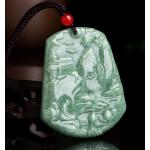 Pendentifs vert jade en jade pour femme 