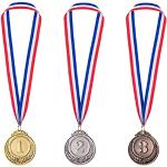 Médailles en or rouges en zinc pour enfant 