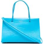 Medea sac cabas en cuir à détail de logo - Bleu