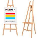 Meeden porte - peinture en bois/présentoir réglable, porte - peinture peut contenir jusqu'à 60" toile maximum, stand d'art adulte, stand de peinture