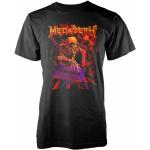 Megadeth Peace vend un T-shirt unisexe noir en métal rock classique