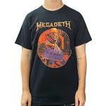 Megadeth T Shirt Peace Sells� Track List Band Logo Nouveau Officiel Homme Noir Size XL