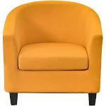 Housses de fauteuil jaunes en polyester extensibles pour enfant 