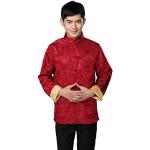 Meijunter Homme Chinois Vêtements Tang Costume - Wing Chun Shaolin Tai Chi Traditionnel Arts Martiaux Kung Fu Manches Longues Veste Double Face Chemise Uniforme