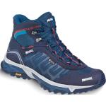 Chaussures trail Meindl Finale bleues en velours en gore tex respirantes Pointure 44,5 look fashion pour homme en promo 