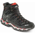 Chaussures de randonnée Meindl Lite Hike noires en velours en gore tex respirantes Pointure 47 look fashion pour homme en promo 